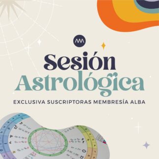 Sesión astrológica Membresía Alba: carta natal, revolución solar o consultoría