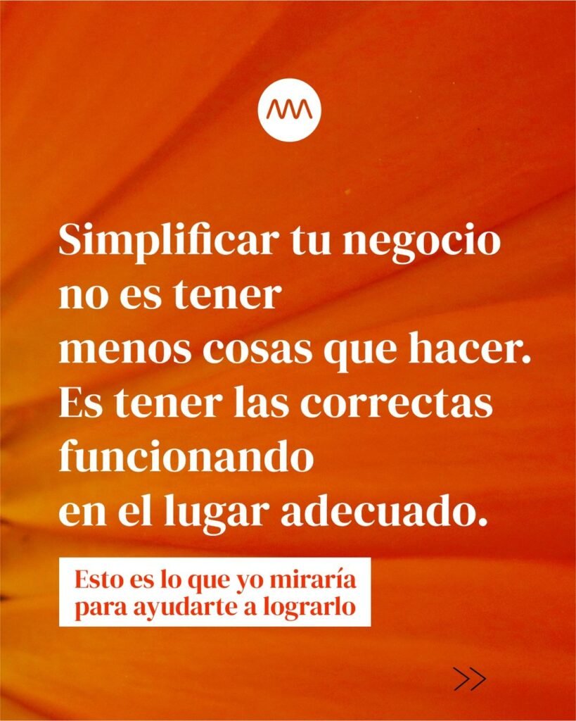 Simplificar tu negocio