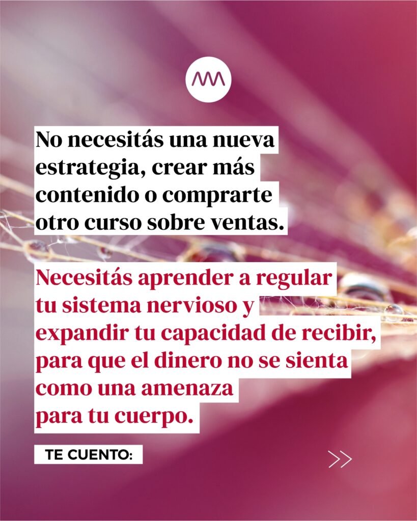 Necesitas aprender a regular tu sistema nervioso