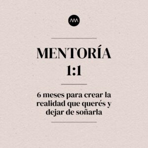 Mentoría privada 6 meses