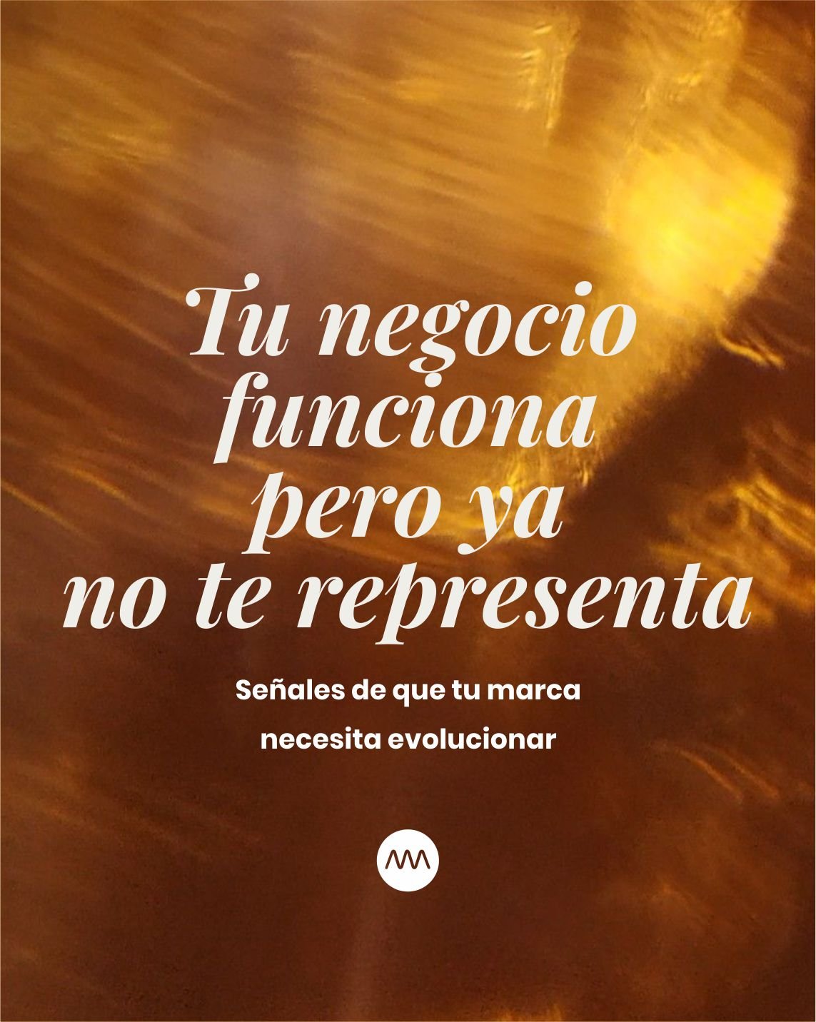 tu negocio funciona pero ya no te representa